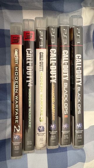Lote 6 Juegos Call of Duty PS3