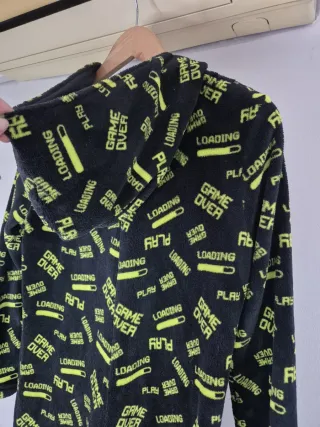Mono pijama estampado Game Over Talla S