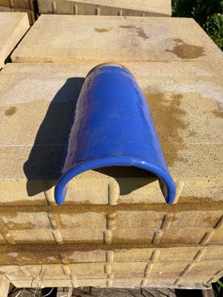 Teja árabe vidriada a mano