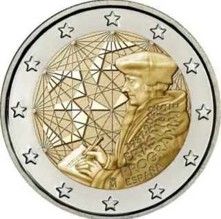Moneda Conmemorativa España 2022 Erasmus
