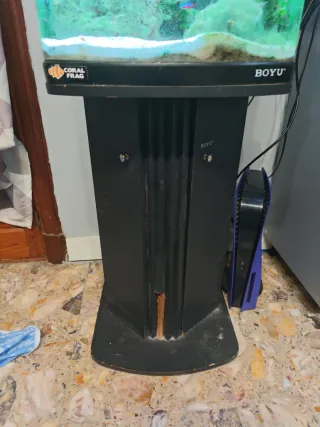 Acuario Boyu Marino Negro/Transparente 60L