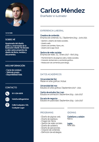 ✍️ Currículums profesionales