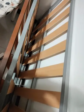 Somier de lamas madera y hierro