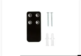 Chimenea Eléctrica Silvercrest 2000W Negra