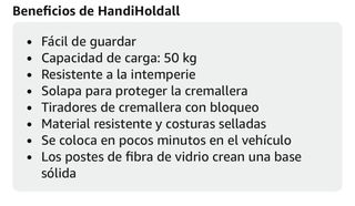 Cofre de tela plegable para coche