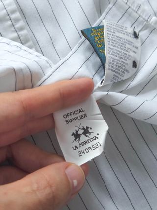 La Martina - Camisa manga larga a rayas