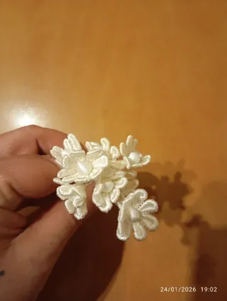 Flores para recogido novia/comunión