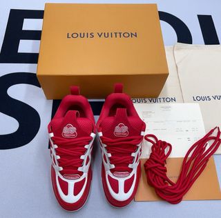 Zapatillas Louis Vuitton Rojas y Blancas
