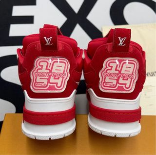 Zapatillas Louis Vuitton Rojas y Blancas