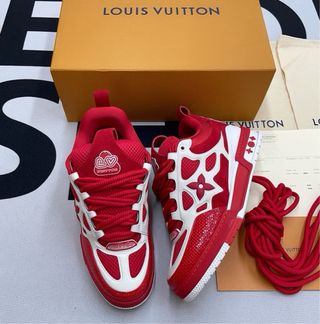 Zapatillas Louis Vuitton Rojas y Blancas