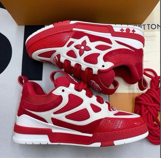 Zapatillas Louis Vuitton Rojas y Blancas