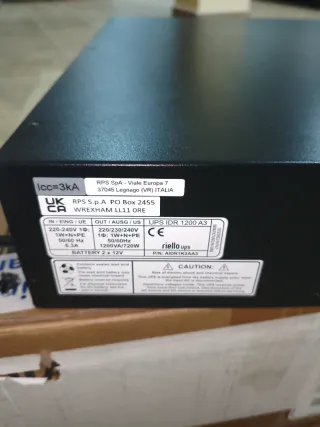 SAI Riello UPS IDR 1200 A3 1200VA 720W