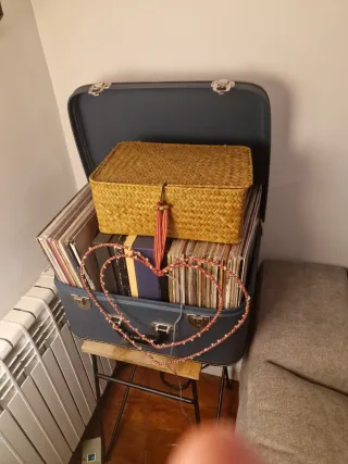 Maleta antigua máquina de coser