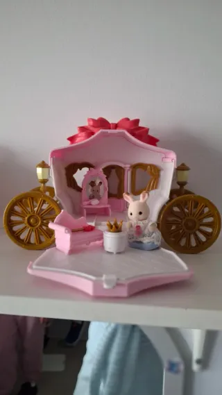 Coche de Caballos Sylvanian Families Rosa