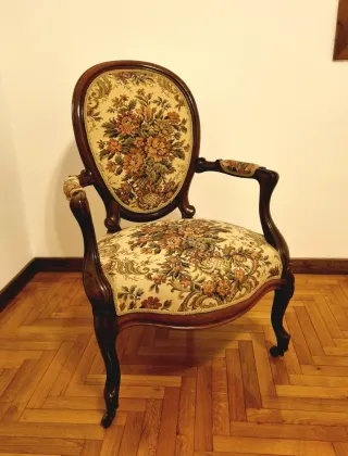 Poltrona antica  XIX secolo 1800