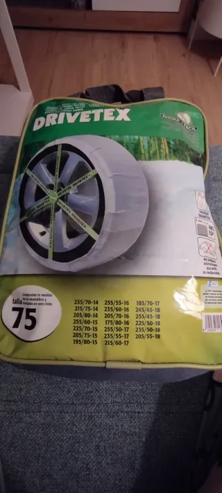 Cadenas textiles para nieve DRIVETEX talla 75