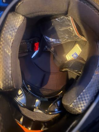 Casco de Cross Talla S, Gafas y guantes