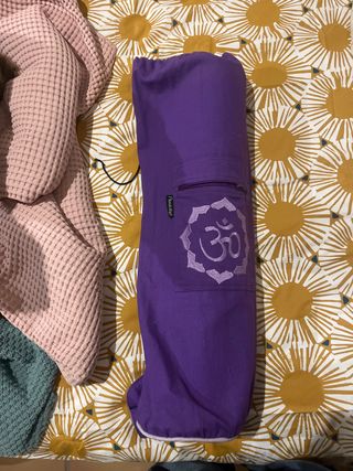 Bolsa para esterilla de yoga morada