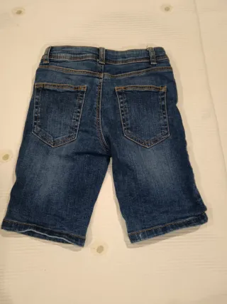 Pantalón corto vaquero niño talla 5-6