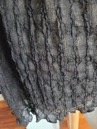 Top calado Pull&Bear negro