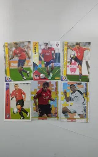 Cromos Osasuna Varios Años