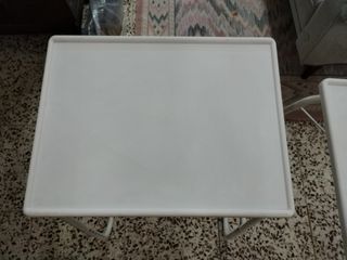 PAREJA DE MESAS PLEGABLES MULTIUSOS