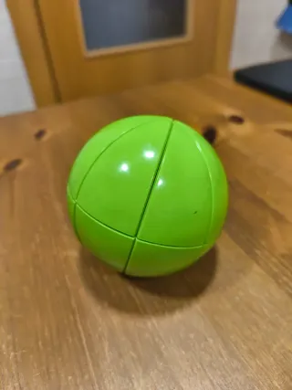 Bola puzzle desmontable verde