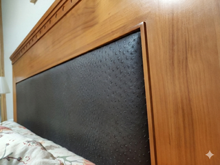 Cabezal y 2 mesitas dormitorio matrimonio