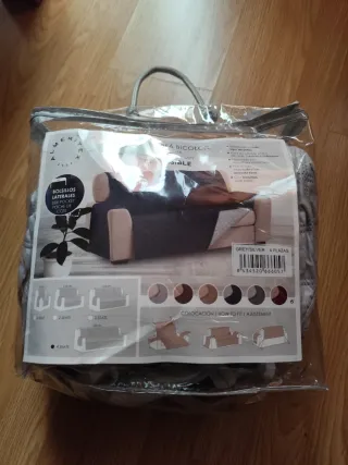 Funda sofá 3 plazas gris