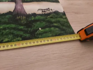 Dipinto a cera Batik Stoffa Savana Africana