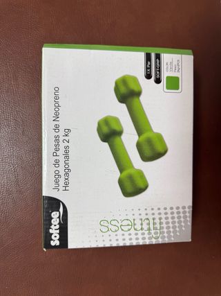 Juego Mancuernas Neopreno Hexagonales 2kg