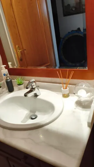 Conjunto Mueble Lavabo Baño Madera