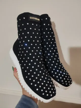 Stivaletti Gioselin donna con brillantini