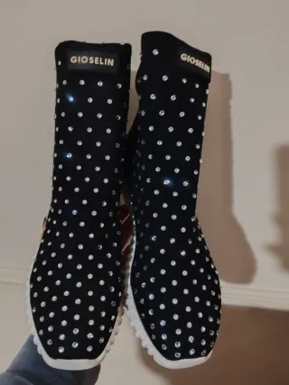 Stivaletti Gioselin donna con brillantini