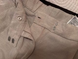 Pantalón de lino beige
