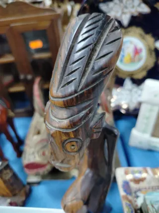 Talla de madera africana.madera maciza