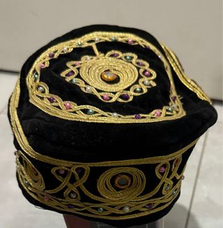 Gorro Marroquí Bordado Dorado