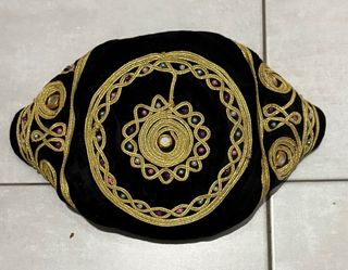 Gorro Marroquí Bordado Dorado