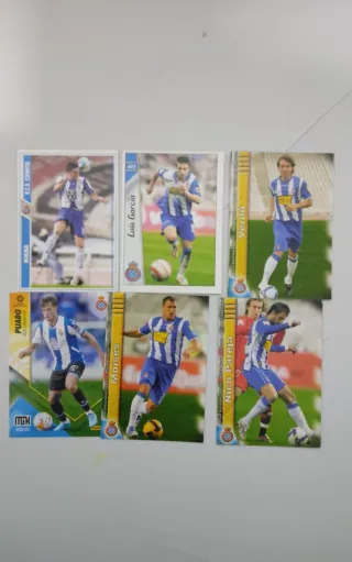 Cromos RCD Espanyol Varios años