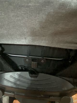 Silla de paseo plegable gris