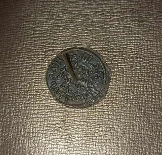 Moneda antigua Árabe Islam Palabra de Mahoma