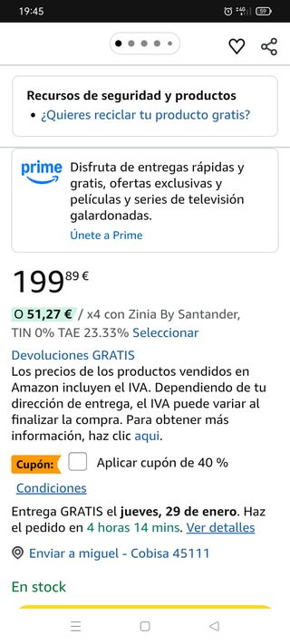 Proyector TOPVISION Negro