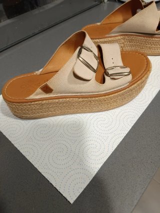 Sandalias Popa Mujer Beige