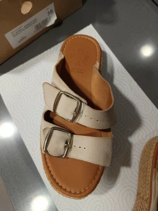 Sandalias Popa Mujer Beige