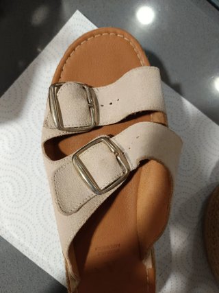 Sandalias Popa Mujer Beige