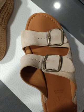 Sandalias Popa Mujer Beige
