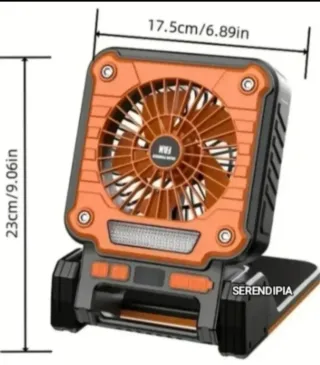 VENTILADOR SOLAR PORTÁTIL.