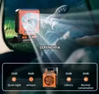 VENTILADOR SOLAR PORTÁTIL.