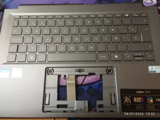 Carcasa portátil Acer Aspire A14-52M Plata