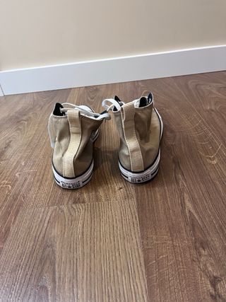 Zapatillas Converse color beige/marrón, talla 43